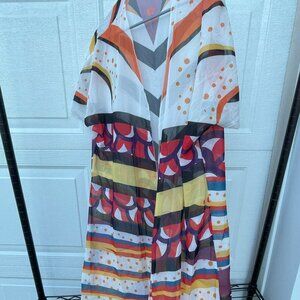 Ladies Beach Wrap, Multi-Color, Size 9